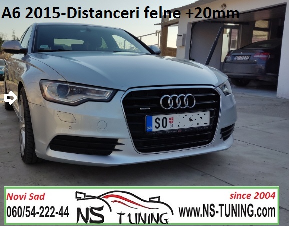 audi a6 c7 2011 2012 2013 2014 2015 2016 distanceri felne 20mm 5x112 ugradnja novi sad ns tuning